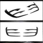 Mercedes Benz E Class W213 Sport Facelift 2020-2021 Front Bumper Vents Dry Carbon Fiber