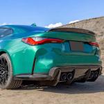 2021+ BMW M4 G82 / G83 Dry Carbon Fiber Rear Bumper Side Vents