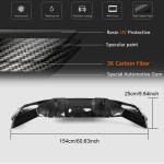 BMW 5 Series G30 530i 530e 540i M Sport M550i 2017-2020 Rear Bumper Diffuser Carbon Fiber/FRP