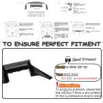 Dry Carbon Fiber Rear Bumper Diffuser for BMW G87 M2 Coupe 2022 2023 2024 | Low Bumper Lip Spoiler Lightweight Exhaust Diffuser Cover Body Kit