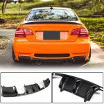 BMW 3 Series E92 E93 M3 2008-2013 Rear Bumper Diffuser Carbon Fiber/FRP