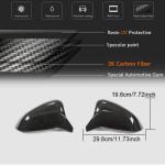 Jaguar XE/XF/XJ/XK Mirror Covers Replacement Carbon Fiber