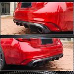 Infiniti Q50 Q50S 2018-2022 Rear Bumper Diffuser Carbon Fiber
