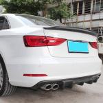 Audi A3 Sline S3 RS3 8V 8V.5 2014-2020 Rear Trunk Spoiler Carbon Fiber