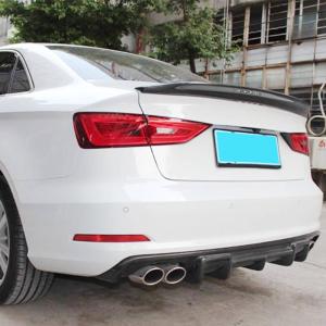 Audi A3 Sline S3 RS3 8V 8V.5 2014-2020 Rear Trunk Spoiler Carbon Fiber