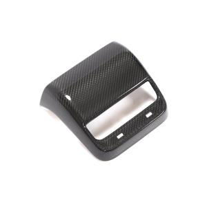 Tesla Model 3 Rear Back Seat Aircondition Moulding Dash Covers Dry Carbon Fiber