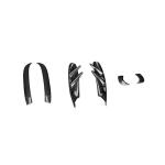 Porsche Taycan Turbo S 9J1 Sedan 2019-2024 Head light Trim Frame Cover Carbon Fiber
