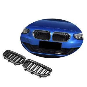 For BMW 1 Series F20 F21 Hatchback Pre-LCI Carbon Fiber Front Grille Frame Bumper Grille Outline Trim Decoration Emblem