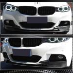 BMW 3 Series F34 M Sport GT GranTurismo 2014-2018 Front Bumper Lip Carbon Fiber