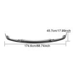 BMW 2 Series F87 M2 Coupe 2016-2020 Front Bumper Lip Carbon Fiber