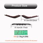 2018–2021 Kia Stinger 3-Piece Rear Diffuser Lip Kit Carbon Fiber/FRP