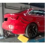 Audi S3 A3 Sline Sedan 2014-2016 Rear Bumper Vents Carbon Fiber