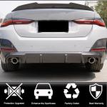 BMW 4 Series G26 420i 430i M Sport M440i 2021-2023 Rear Bumper Diffuser Carbon Fiber