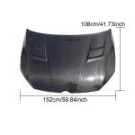 For Volkswagen VW Golf 7 MK7 Standard GTI R R-line Carbon Fiber Engine Bonnet Hood Cover