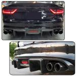 Carbon Fiber Rear Diffuser for Audi A7 Standard 2012-2015 Pre-Facelift Customized Rear Lower Bumper Lip Spoiler Body Kit