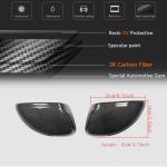 Audi TT TTS TTRS MK2 2008-2014 R8 2007-2011 Mirror Covers Replacement Style Carbon Fiber