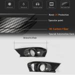 Ford Mustang V6 V8 GT 2015-2017 Fog Lamp Covers Carbon Fiber