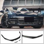 Porsche Panamera 971 2017-2019 Front Bumper Lip Carbon Fiber
