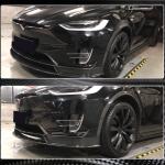 Tesla Model X Sport Utility 2016-2022 Wheel Arch Fenders Trims Carbon Fiber