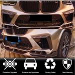BMW F95 X5M F96 X6M 2020-2023 Front Bumper Vents Dry Carbon Fiber