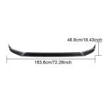 For Mercedes Benz G Class W463 G63 AMG Wagon 2019UP Carbon Fiber Front Bumper Lip Chin Spoiler