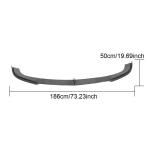 Mercedes Benz E Class W212 Sport Facelift 2014-2016 Front Bumper Lip Carbon Fiber