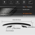 Audi A5 Sline S5 B9 Sportback 2017-2021 Rear Trunk Spoiler Carbon Fiber
