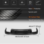 Audi S4 A4 B10 Sline Sedan 2021UP Rear Bumper Diffuser Dry Carbon Fiber