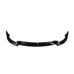 Tesla Model 3 2017-2023 Front Bumper Lip Gloss Black ABS 3PCS