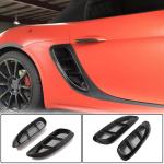 Porsche 718 (982) Boxster Cayman 2016-2022 Side Air Intake Vents Dry Carbon Fiber