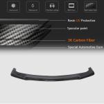 Infiniti Q50 Sport 2014-2017 Front Bumper Lip Carbon Fiber