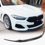 BMW 8 Series G14 G15 G16 840i M850i M Sport 2020-2022 Front Bumper Lip Dry Carbon Fiber