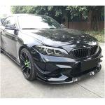 BMW 2 Series F87 M2 2016-2020 Front Bumper Lip Carbon Fiber