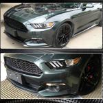 Ford Mustang V6 V8 GT 2015-2017 Front Bumper Lip Carbon Fiber