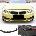 BMW F80 M3 F82 F83 M4 2014-2020 Front Bumper Lip Carbon Fiber