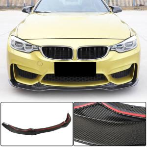 BMW F80 M3 F82 F83 M4 2014-2020 Front Bumper Lip Carbon Fiber