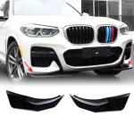 BMW X3 G01 M40i Sport 2018-2021 Front Bumper Splitters ABS