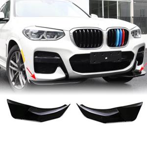 BMW X3 G01 M40i Sport 2018-2021 Front Bumper Splitters ABS