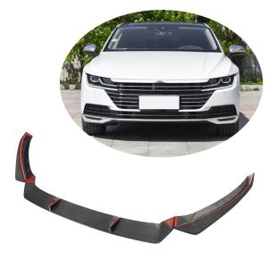 Volkswagen VW Arteon CC Facelift 2019UP Front Bumper Lip Carbon Fiber
