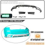 Real Carbon Fiber Rear Bumper Diffuser Fits for BMW X5 G05 M Sport LCI 2023-2025 Lower Bumper Lip Spoiler Body Kit Factory Outlet