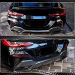BMW 8 Series G16 840i M Sport 2018-2021 Rear Bumper Diffuser Dry Carbon Fiber