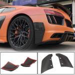 Audi R8 V10 Gen 2 4S 2016-2019 Rear Bumper Splitters Carbon Fiber