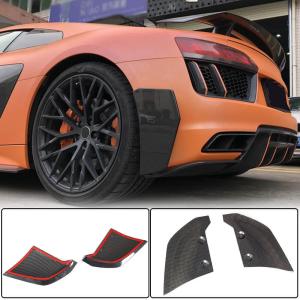 Audi R8 V10 Gen 2 4S 2016-2019 Rear Bumper Splitters Carbon Fiber