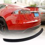Tesla Model S 2012-2024 Carbon Fiber Rear Trunk Spoiler Boot Wing Lip