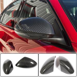Alfa Romeo Stelvio 2017-2026 Mirror Covers Add-on Style Dry Carbon Fiber
