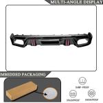 Carbon Fiber Rear Bumper Diffuser for BMW X6M F96 Sport Utility 4-Door 2020-2024 Lower Bumper Lip Diffuser Body Kit Factory Outlet