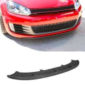 MK6 Front Bumper Lip Fits for Volkswagen VW Golf 6 VI MK6 GTI 2010-2013 Fiberglass Air Chin Spoiler Body Kit Exterior Accessories