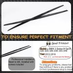 Carbon Fiber Side Skirts for BMW F30 M Sport 2012-2018 320i 325i 328i 330i | 335i 340i M-tech Sedan Side Skirt Extension Running Boards Anti-Collision Body Kit, Car Styling Accessories