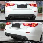 Infiniti Q50 2014-2017 Rear Bumper Diffuser Carbon Fiber/FRP