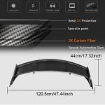 Mercedes Benz A Class W176 2013-2018 Rear Roof Spoiler Carbon Fiber